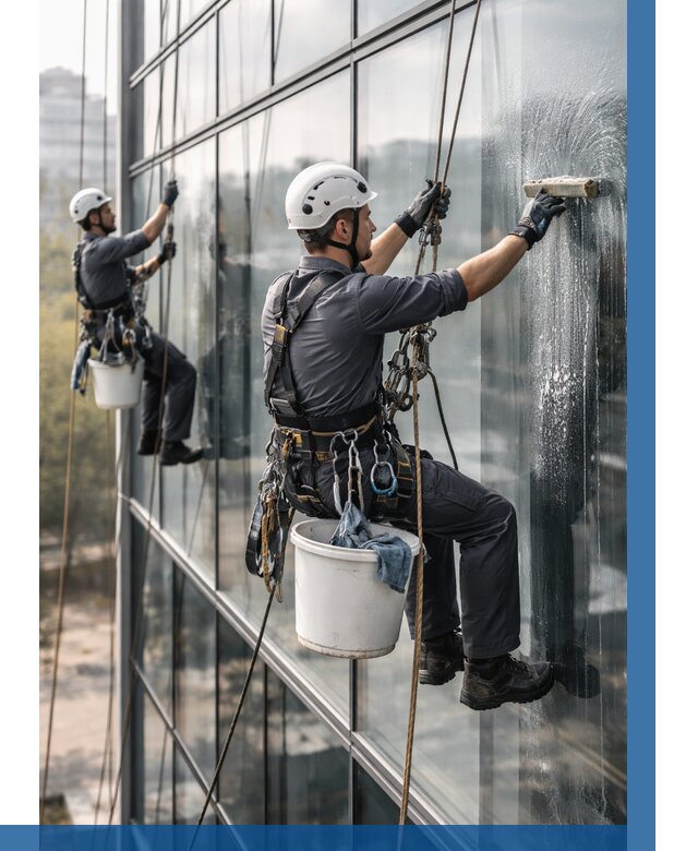 Мойка сплошного остекления в Балахне, заказать от 313 р.| ВЫСОТНИК-Блх