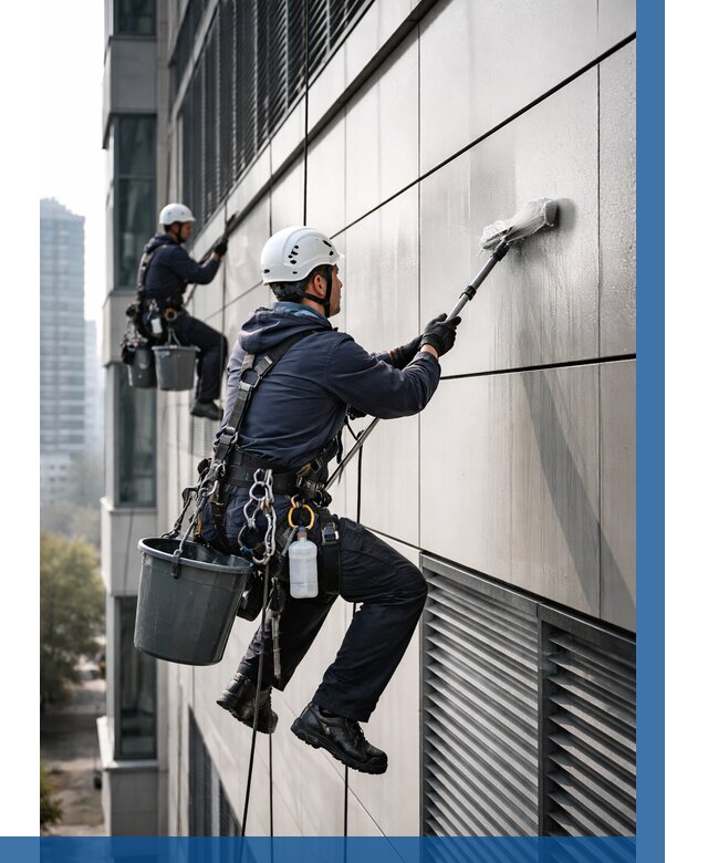 Мойка вентилируемого фасада в Балахне от 261 р. | ВЫСОТНИК-Блх