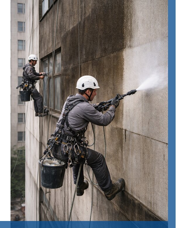 Очистка фасада от копоти в Балахне от 261 р. | ВЫСОТНИК-Блх