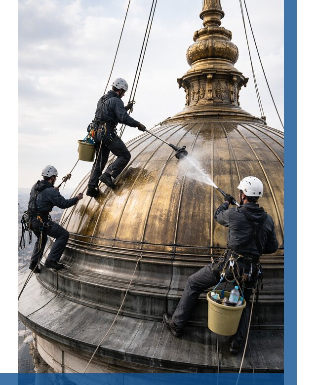 Мойка куполов и шпилей в Балахне от 8358 р. - заказать | ВЫСОТНИК-Блх