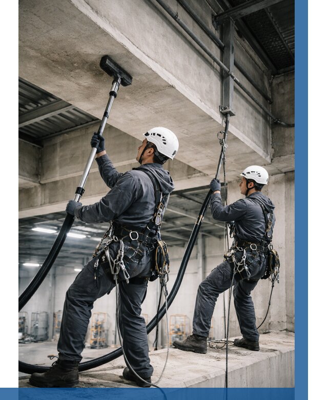 Обеспыливание потолочных конструкций в Балахне от 261 р. |ВЫСОТНИК-Блх