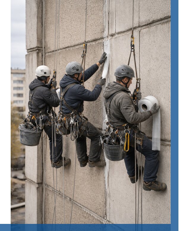 Ремонт межпанельных швов в Балахне от 784 р. | ВЫСОТНИК-Блх