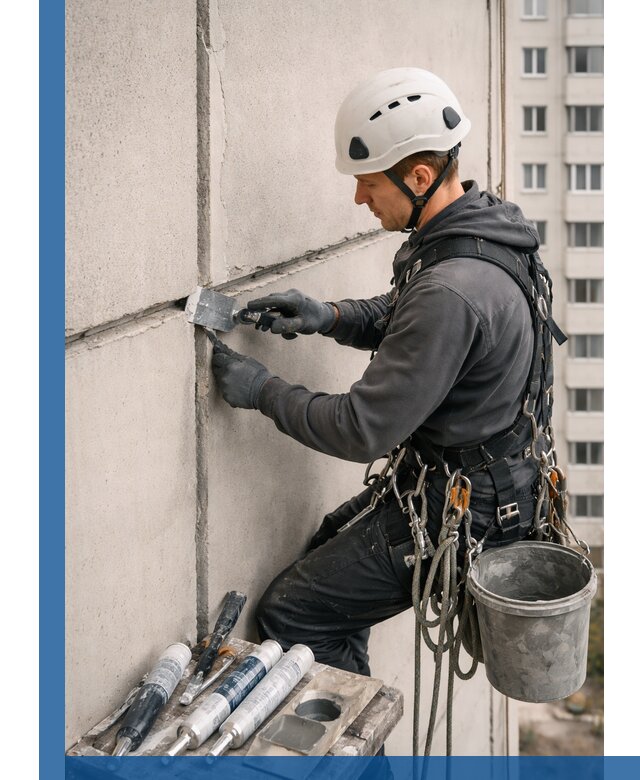 Ремонт межпанельных швов в Балахне герметизация и восстановление