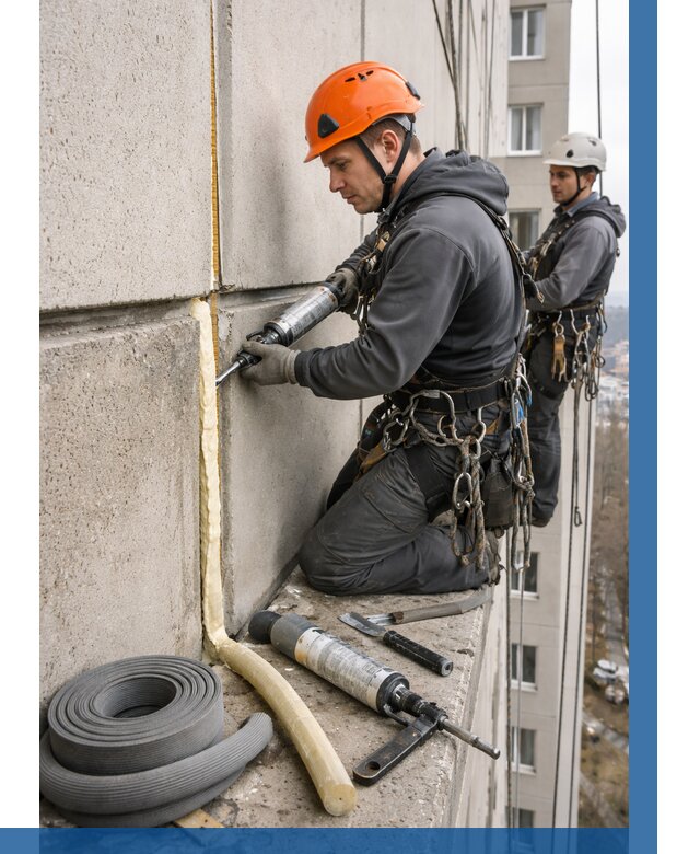 Теплый шов межпанельные швы в Балахне от 731 р. | ВЫСОТНИК-Блх