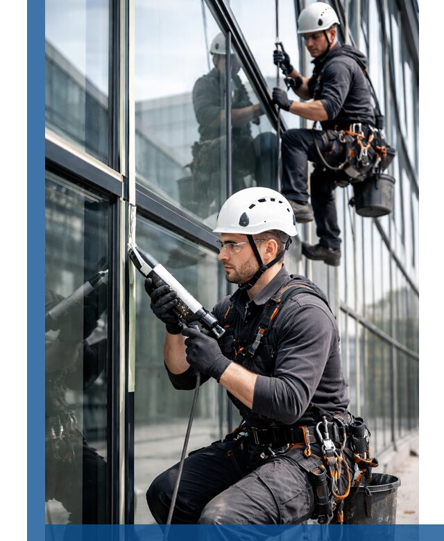 Герметизация витражных швов в Балахне для зданий и фасадов