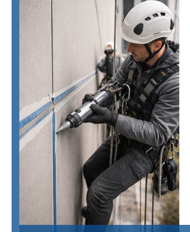 Герметизация стыков фасадных панелей в Балахне качественно и быстро