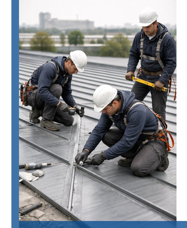 Ремонт фальцевой кровли в Балахне срочно и качественно