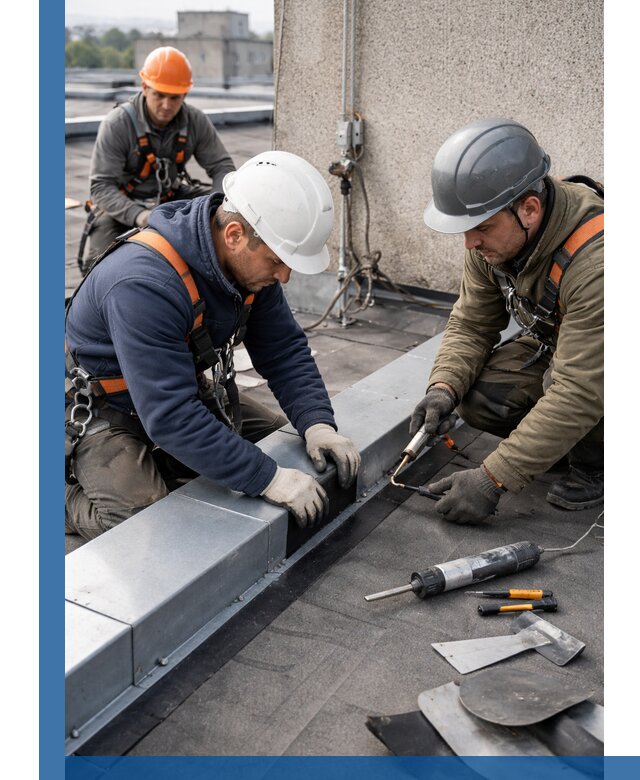 Ремонт кровельных примыканий в Балахне профессионально