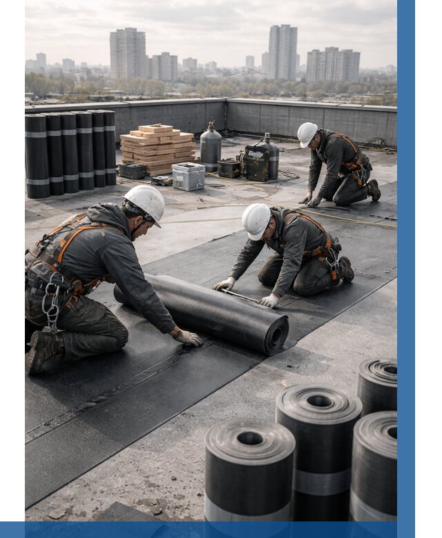 Монтаж мягкой кровли под ключ в Балахне от 470 р. | ВЫСОТНИК-Блх