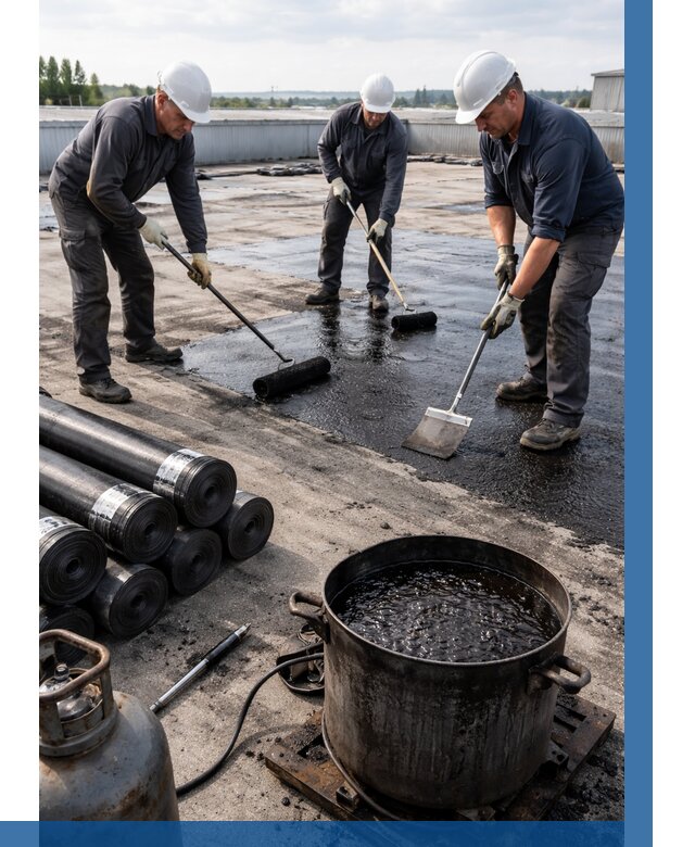 Гидроизоляция кровли мастикой в Балахне от 627 р. | ВЫСОТНИК-Блх