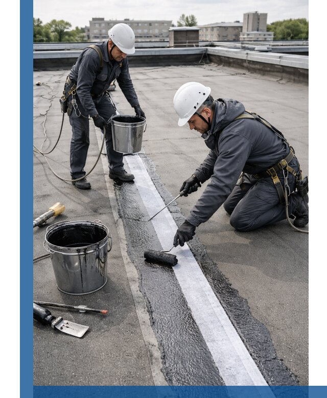 Гидроизоляция кровли мастикой в Балахне надежная защита