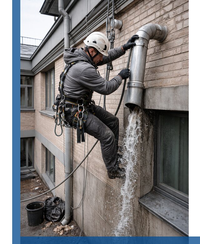 Профессиональная прочистка водосточных труб в Балахне с гарантией