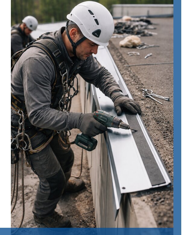 Монтаж капельника на кровле в Балахне от 313 р. | ВЫСОТНИК-Блх