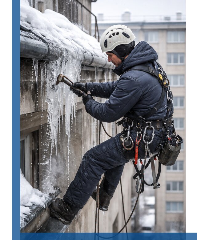 Удаление наледи и чистка водостоков в Балахне оперативно и безопасно