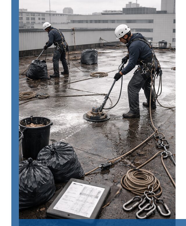 Плановая очистка кровли по графику в Балахне для безопасности