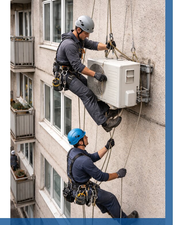 Перенос внешнего блока кондиционера в Балахне от 9403 р.| ВЫСОТНИК-Блх