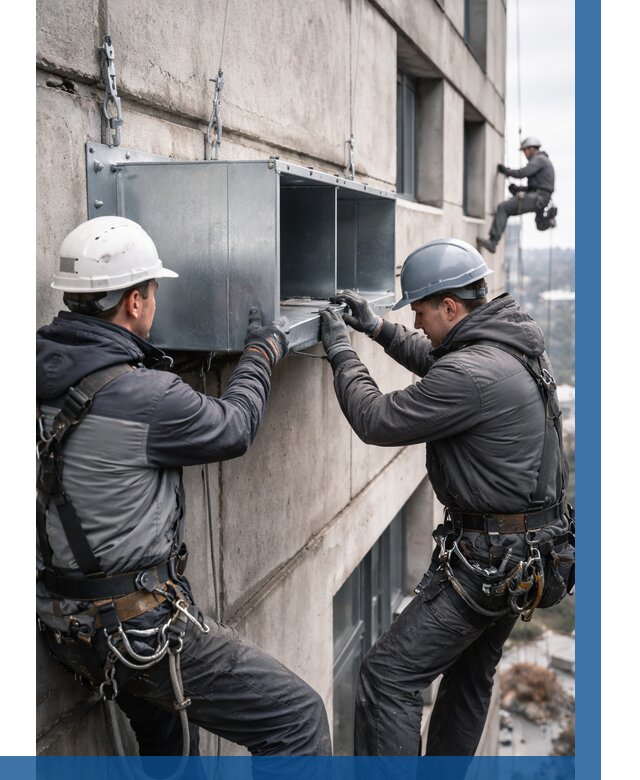 Монтаж вентиляционных коробов в Балахне от 3134 р. | ВЫСОТНИК-Блх