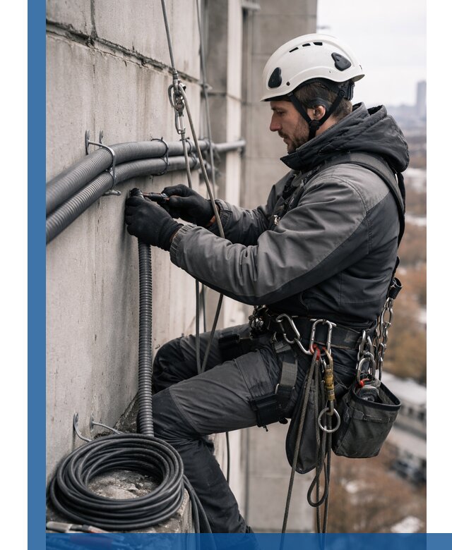 Профессиональный монтаж гофры для кабеля в Балахне с гарантией