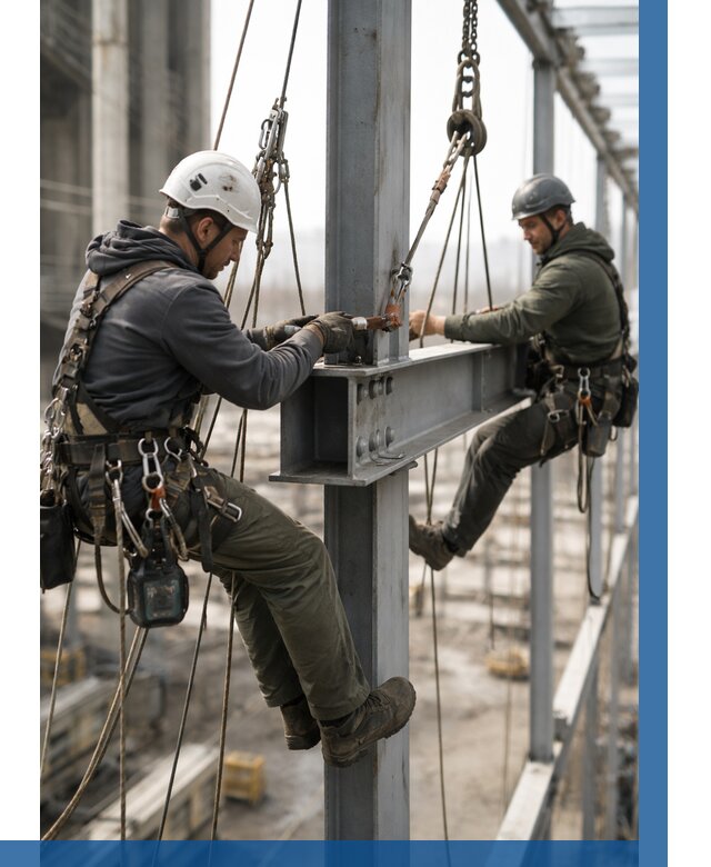 Монтаж металлоконструкций на высоте в Балахне от 3657 р. | ВЫСОТНИК-Блх