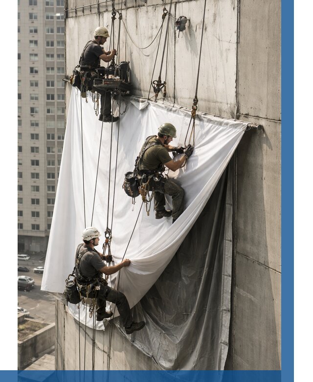 Замена баннерного полотна в Балахне от 6791 р. | ВЫСОТНИК-Блх—заказать