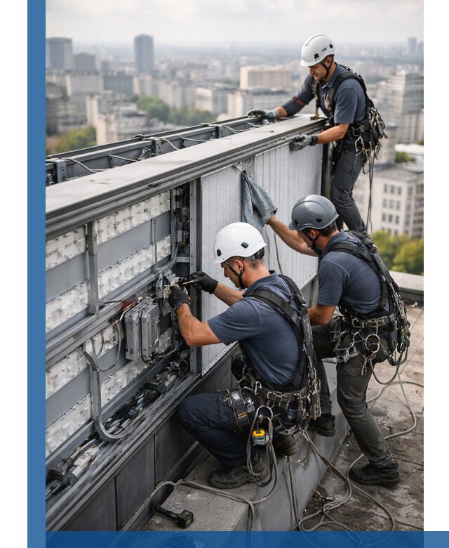 Профессиональное обслуживание крышной рекламы в Балахне под ключ