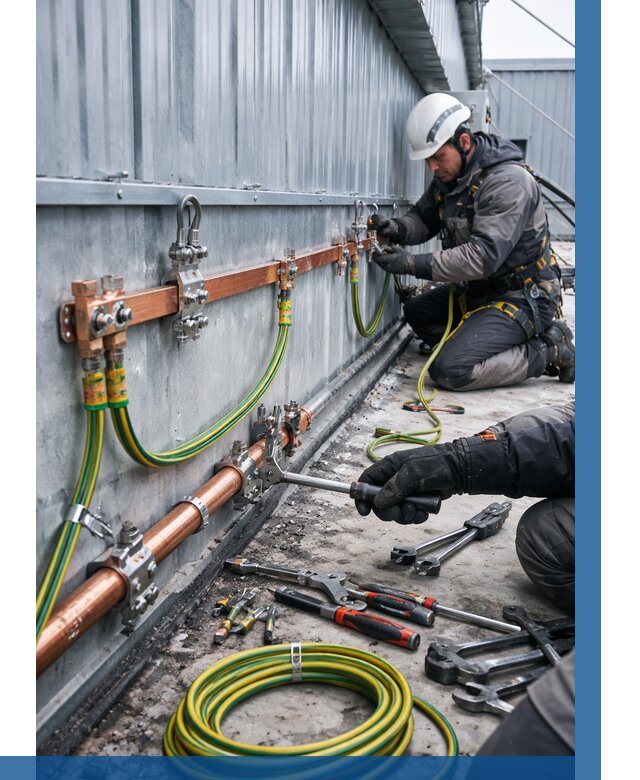 Монтаж заземления здания в Балахне от 26120 р. | ВЫСОТНИК-Блх