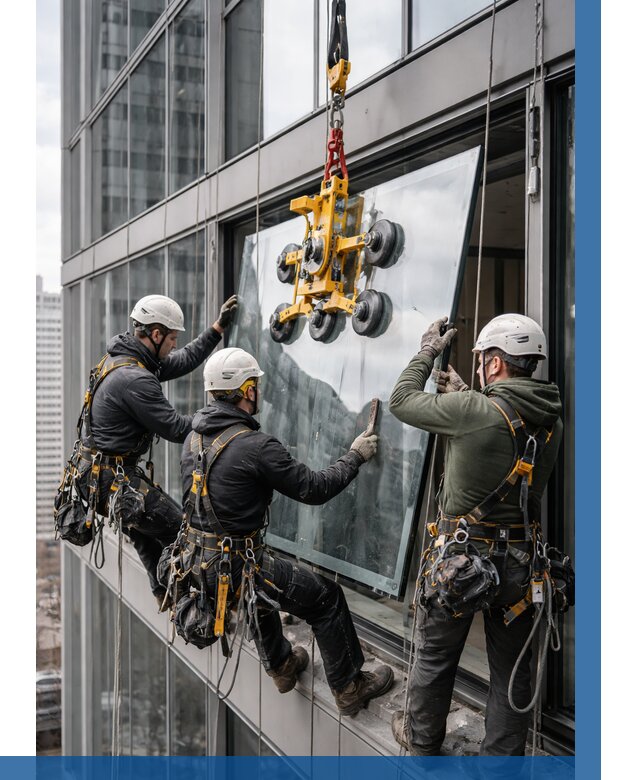 Фасадное остекление зданий под ключ в Балахне от 10448 р. | ВЫСОТНИК-Блх