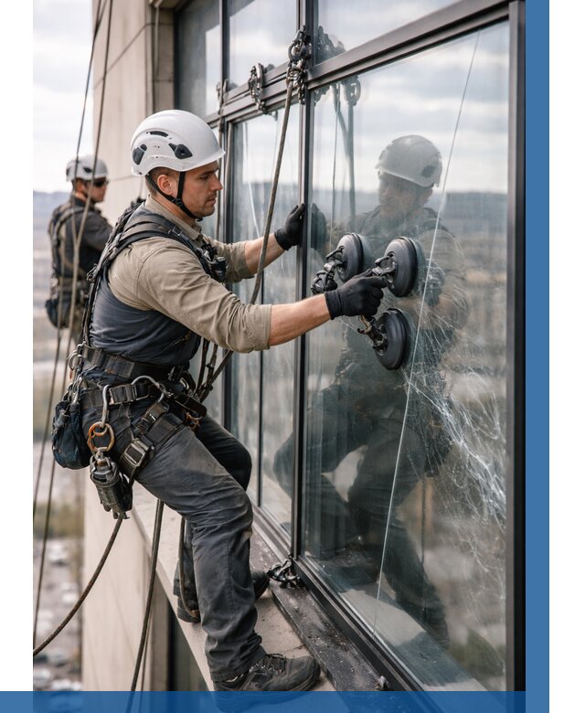 Замена стекла в витраже в Балахне под ключ от 8881 р. | ВЫСОТНИК-Блх