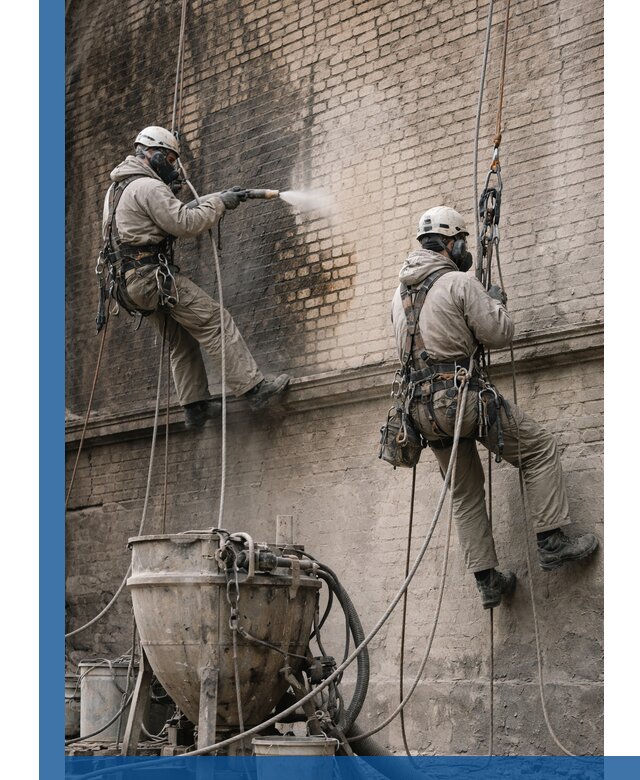 Пескоструйная очистка фасадов в Балахне профессионально