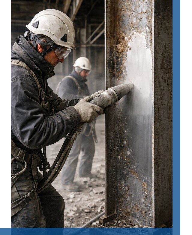 Удаление старой краски с металла в Балахне от 470 р. | ВЫСОТНИК-Блх