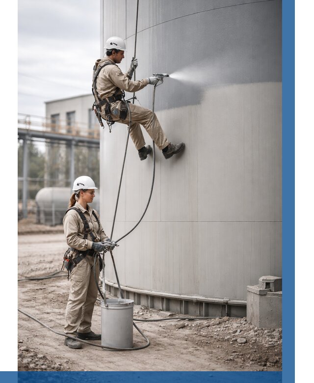 Покраска резервуаров в Балахне от 1254 р. | ВЫСОТНИК-Блх — заказать