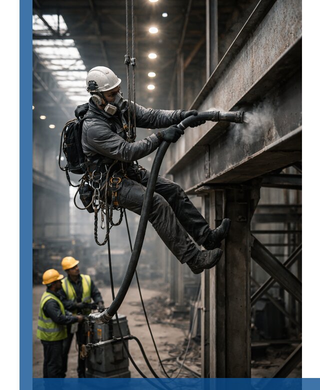 Обеспыливание конструкций в цехах промышленного производства в Балахне