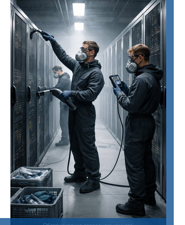 Обеспыливание серверной комнаты в Балахне от 4702 р. | ВЫСОТНИК-Блх