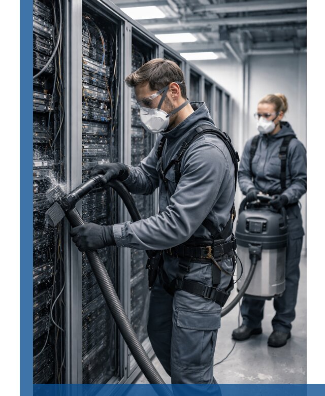 Обеспыливание серверной комнаты в Балахне, профессиональная очистка