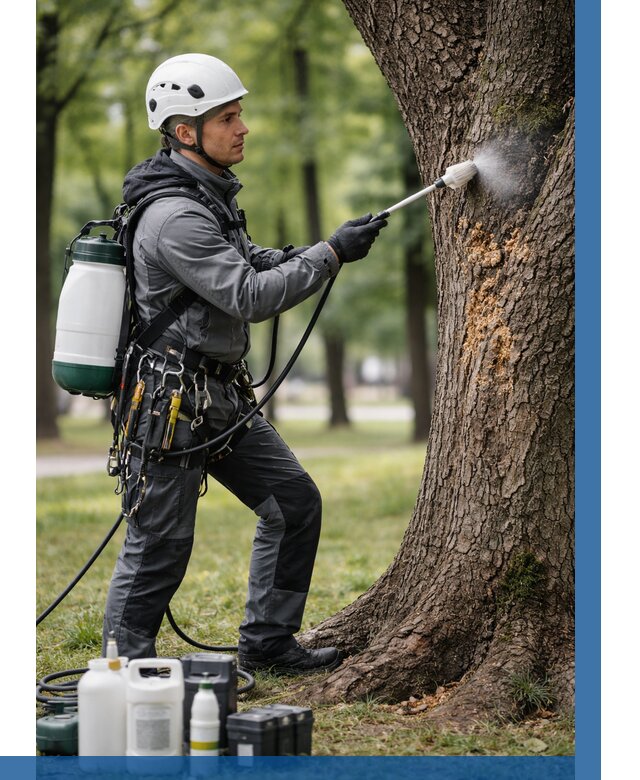 Обработка деревьев от вредителей в Балахне от 4702 р. | ВЫСОТНИК-Блх