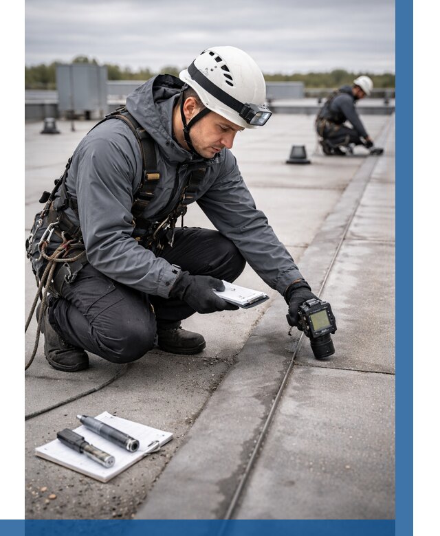 Обследование кровли на протечки в Балахне от 4702 р. | ВЫСОТНИК-Блх