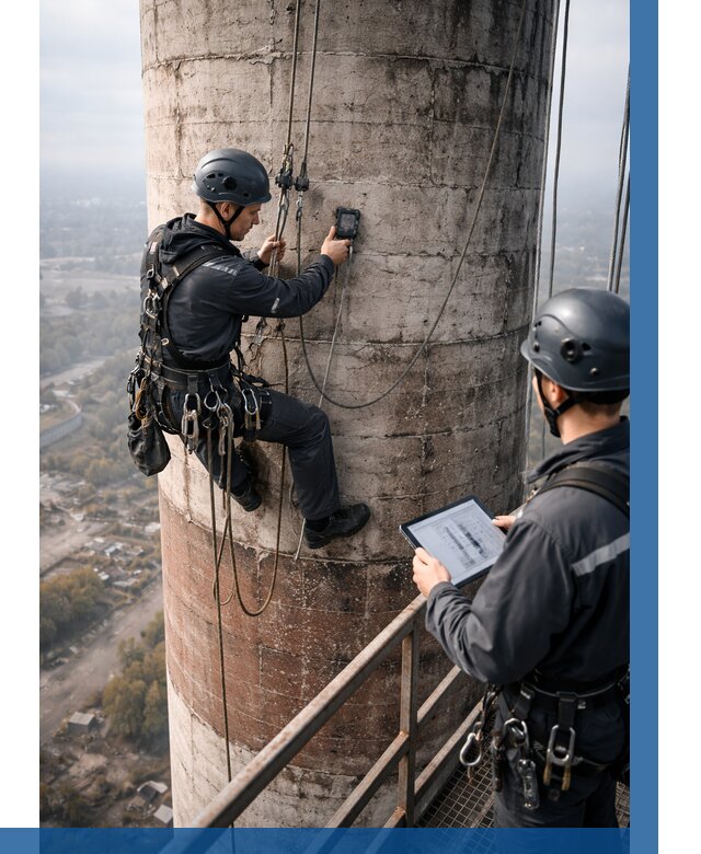 Обследование дымовой трубы в Балахне от 8358 р. | ВЫСОТНИК-Блх