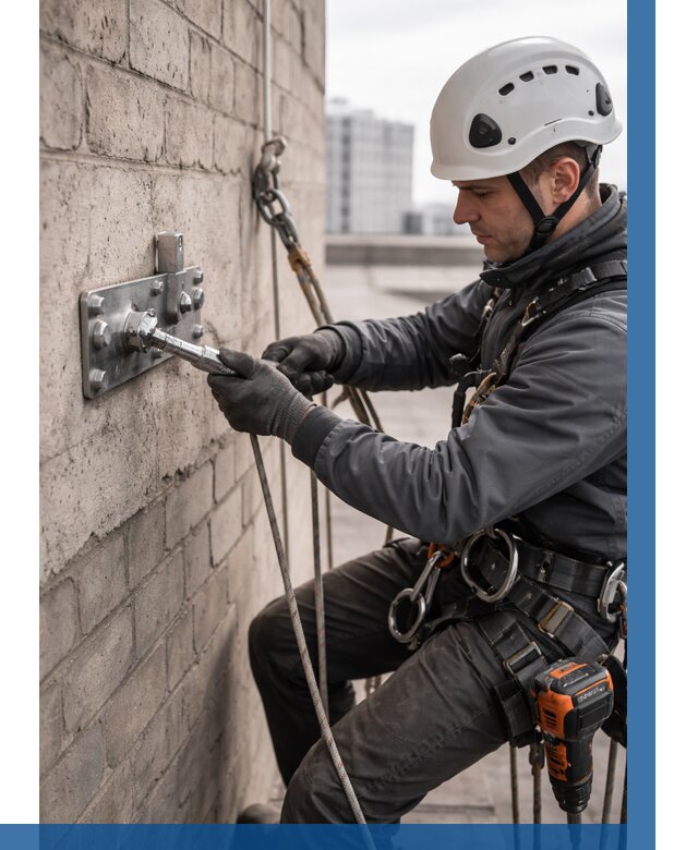 Установка анкерных точек в Балахне от 3657 р. | ВЫСОТНИК-Блх