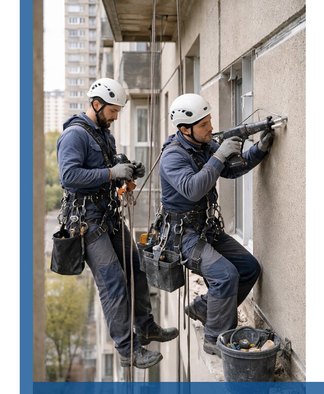 Промышленные альпинисты высотные работы и монтаж в Балахне